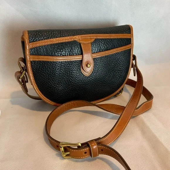 Dooney & Bourke vintage cavalry trooper bag pebbled leather crossbody - Picture 5 of 9